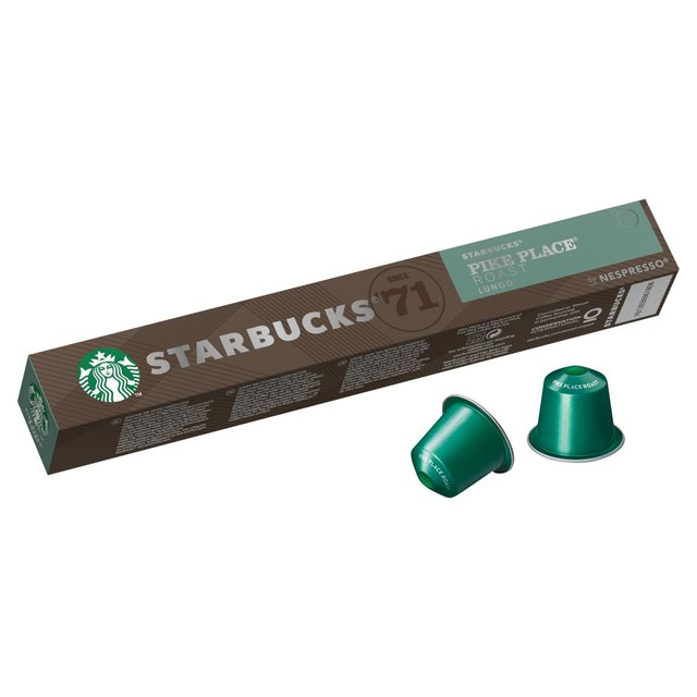 STARBUCKS by NESPRESSO Pike Place Lungo Coffee Pods Tea M&S   