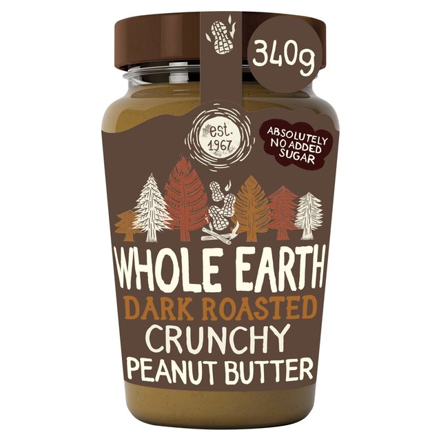 Whole Earth Dark Roasted Peanut Butter Food Cupboard M&S Default Title  