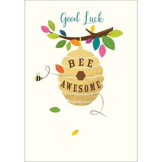 Good Luck Bee Awesome Card Miscellaneous M&S   