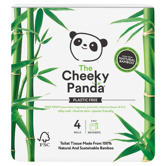 Cheeky Panda Natural Bamboo Toilet Tissue Speciality M&S   
