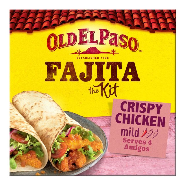 Old El Paso Mexican Oven Baked Crispy Chicken Fajita Kit