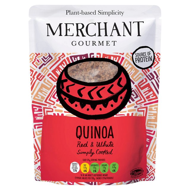 Merchant Gourmet Ready to Eat Quinoa Red & White Food Cupboard M&S   