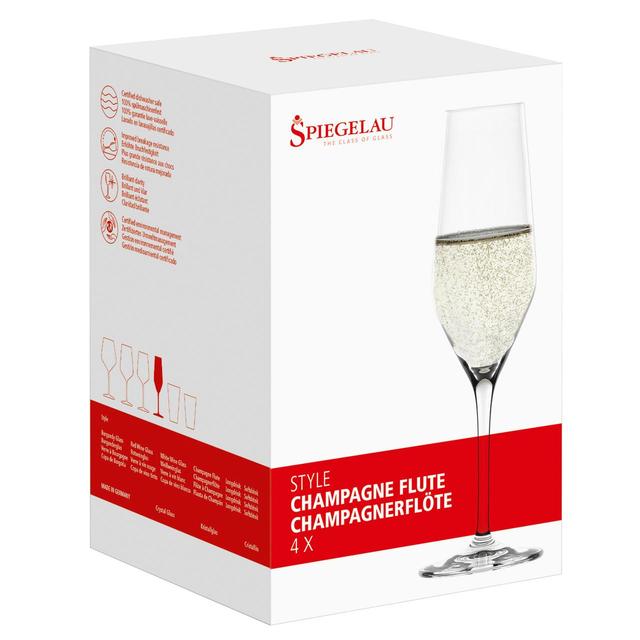 Spiegelau Style Champagne Flutes Set 440mll Tableware & Kitchen Accessories M&S   