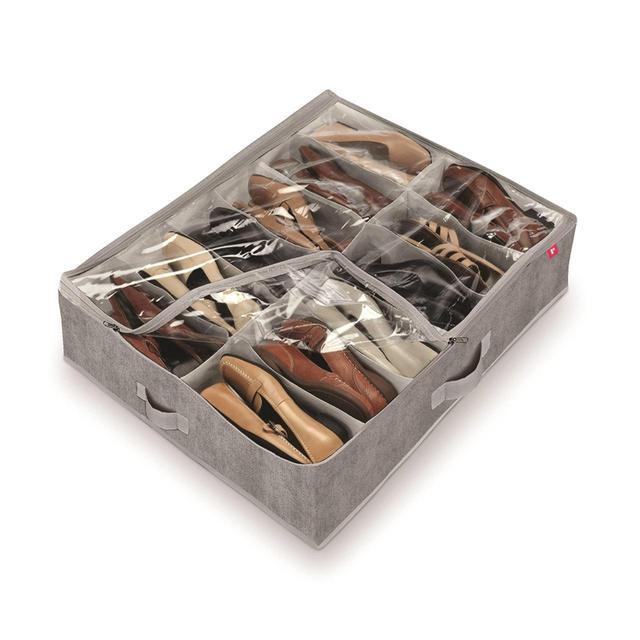 Shoe Organiser 15cm x 76cm Stone General Household M&S   