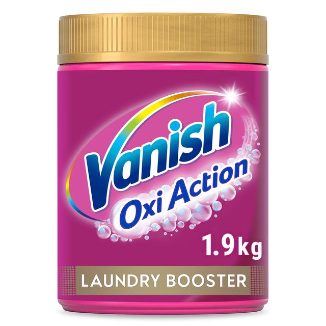 Vanish Oxi Action Fabric Stain Remover Powder Colours 1.9kg Laundry M&S   