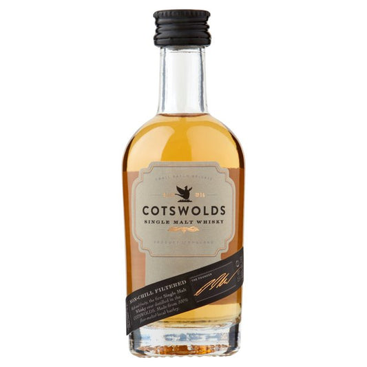 Cotswolds Distillery Whisky Miniature BEER, WINE & SPIRITS M&S Title  