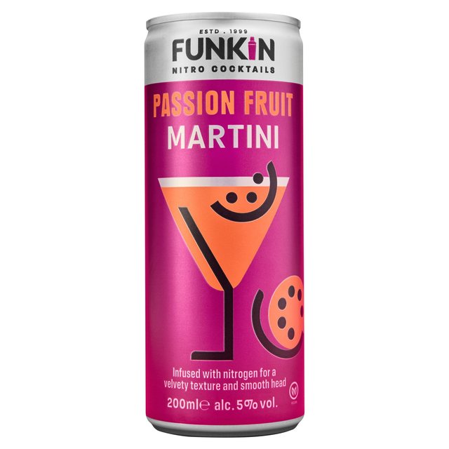 Funkin Passion Fruit Martini Nitro Cocktail Wine & Champagne M&S Title  