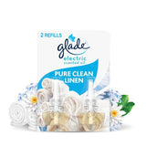 Glade Electric Twin Refill Clean Linen Scented Oil Plugin Miscellaneous M&S Default Title  