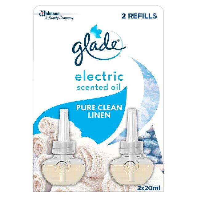 Glade Electric Twin Refill Clean Linen Scented Oil Plugin