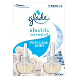 Glade Electric Twin Refill Clean Linen Scented Oil Plugin Miscellaneous M&S   