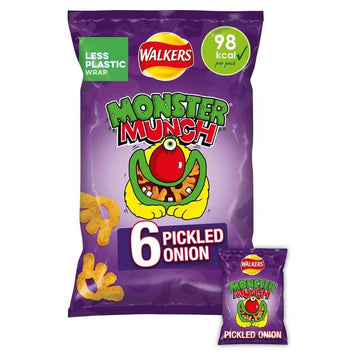 Walkers Monster Munch Pickled Onion Snacks Free from M&S Default Title  