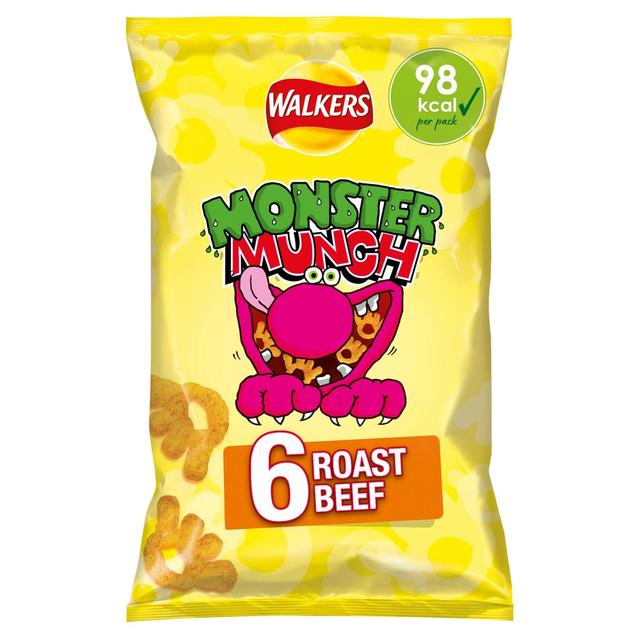 Walkers Monster Munch Roast Beef Snacks Free from M&S   