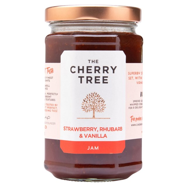 The Cherry Tree Strawberry, Rhubarb & Vanilla Jam