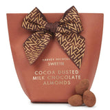 Harvey Nichols Cocoa Dusted Milk Chocolate Almonds FOOD CUPBOARD M&S   