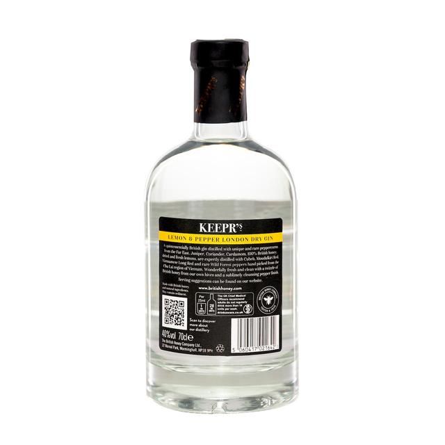 Keepr's Lemon & Pepper London Dry Gin