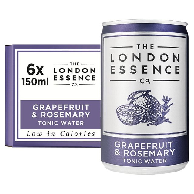 London Essence Co. Grapefruit & Rosemary Tonic Water Cans GOODS M&S   