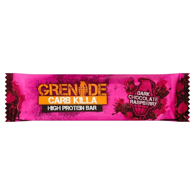 Grenade Carb Killa Dark Chocolate Raspberry Protein Bar Food Cupboard M&S Default Title  