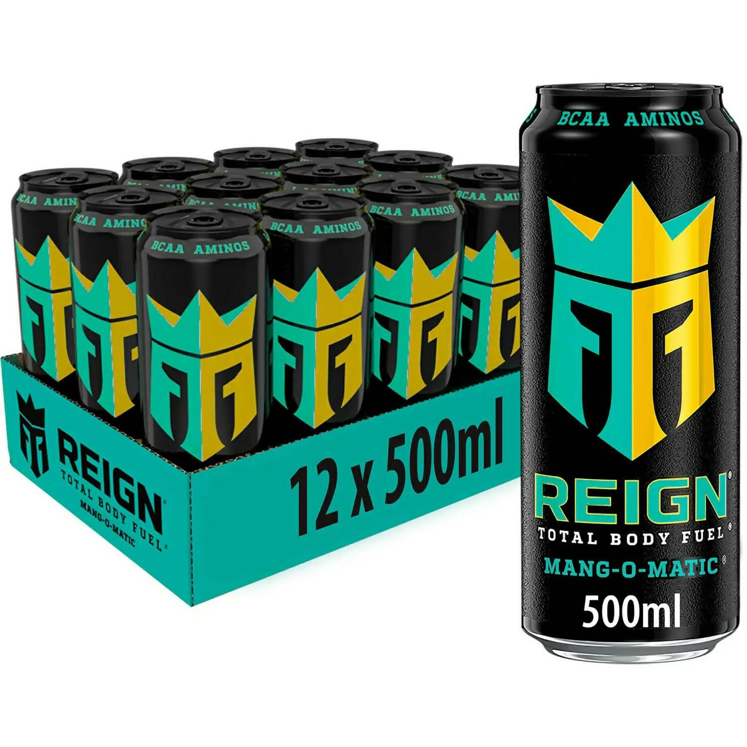 Reign Mang-O-Matic 12x500ml Energy and Sports Drink McGrocer Direct   