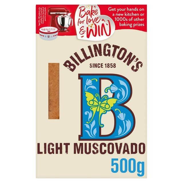 Billington's Light Muscovado Sugar 500g - McGrocer