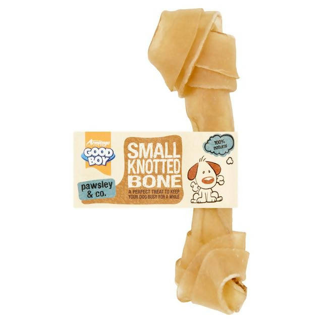 Good Boy Pawsley & Co Hide Knotted Bone Dog Treats