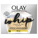 Olay Total Effects Whip Light As Air 7-In-1 Moisturiser SPF30 50ml All Sainsburys   