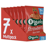 Organix Strawberry Rice Cakes Case 7x Multipack Strawberry Rice Cakes Case McGrocer Direct   