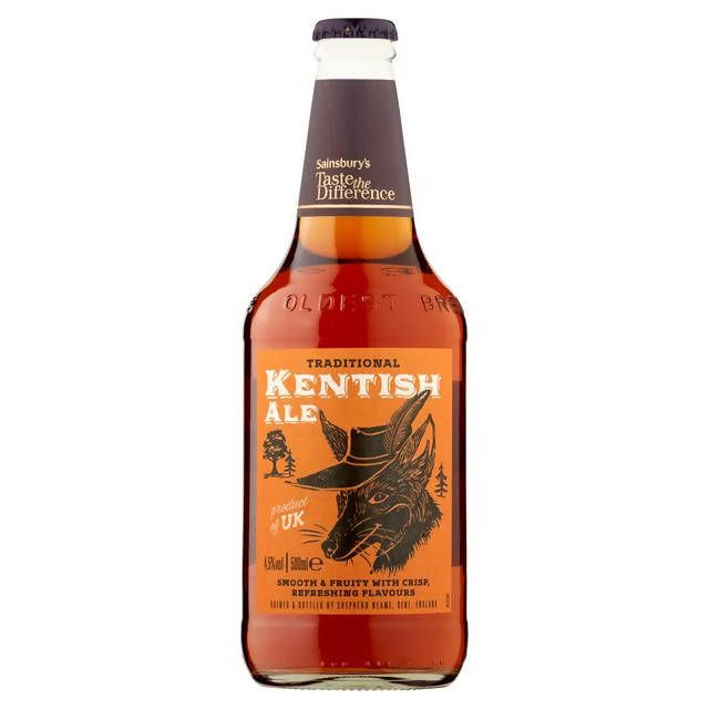 Sainsbury's Kentish Ale, Taste the Difference 500ml Ale & stout Sainsburys   