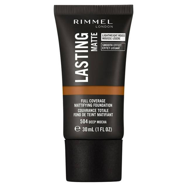 Rimmel London Lasting Matte Foundation Deep Mocha 30ml