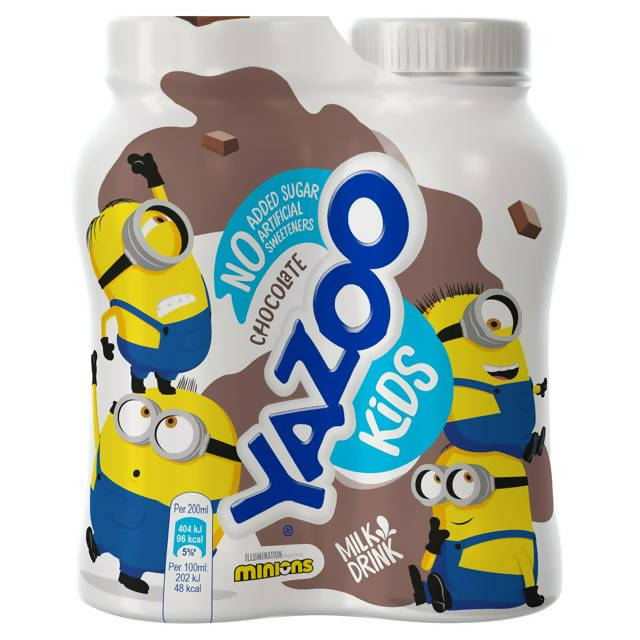 Yazoo No Added Sugar Chocolate Milk Drink 4x200ml