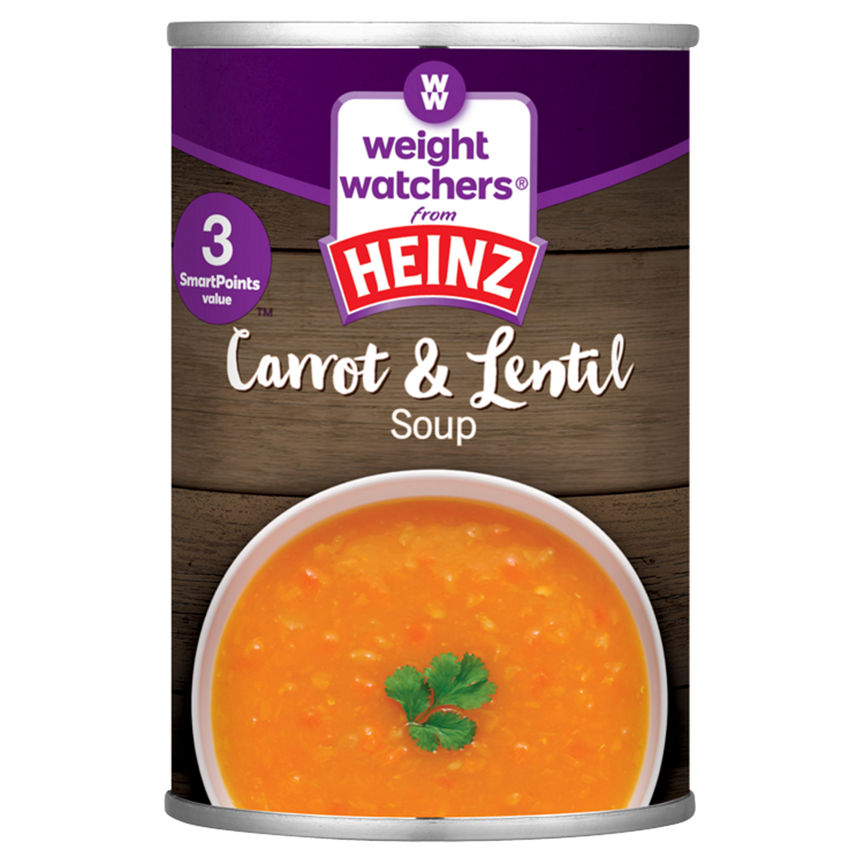 WW from Heinz Carrot & Lentil Soup Canned & Packaged Food ASDA   