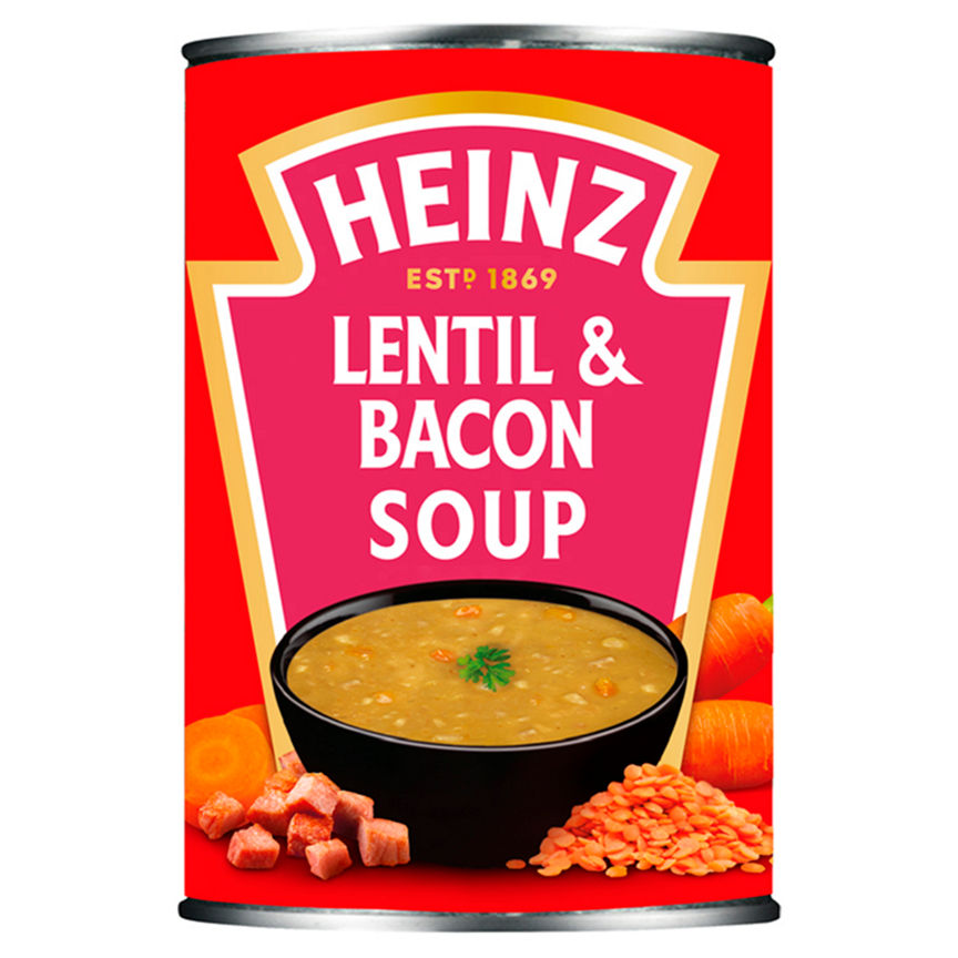 Heinz Lentil & Bacon Soup Canned & Packaged Food ASDA   