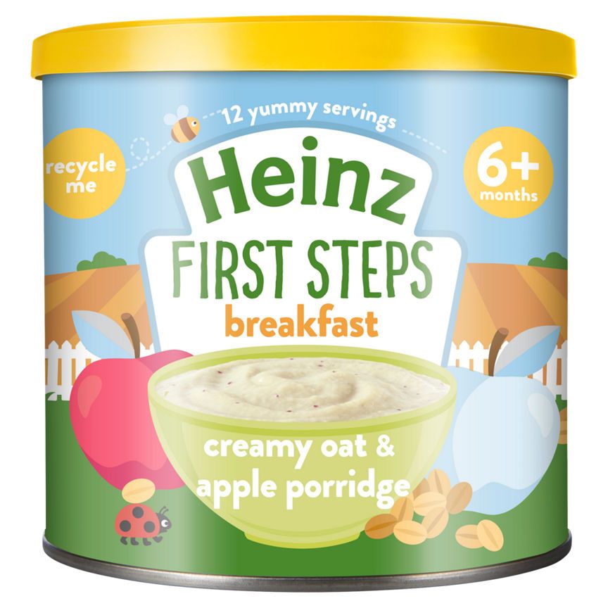 Heinz Oat & Apple Baby Porridge 6+ Months Baby Food ASDA   