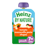 Heinz Tomato Mozzarella Pasta Shapes Pouch 7m+ Baby Food ASDA   