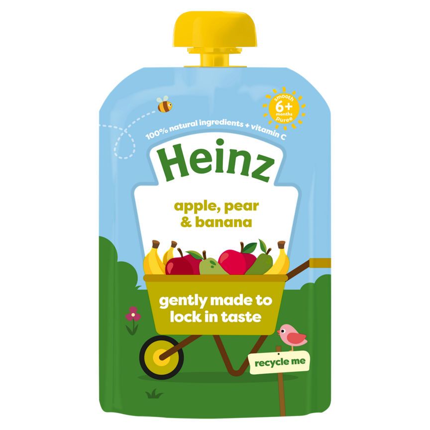 Heinz By Nature Apple, Pear & Banana 4+ Months