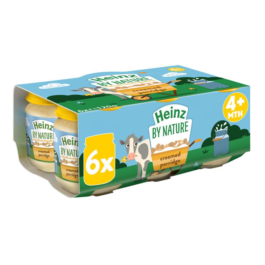 Heinz By Nature Creamed Porridge 4+ Months Baby Food ASDA   