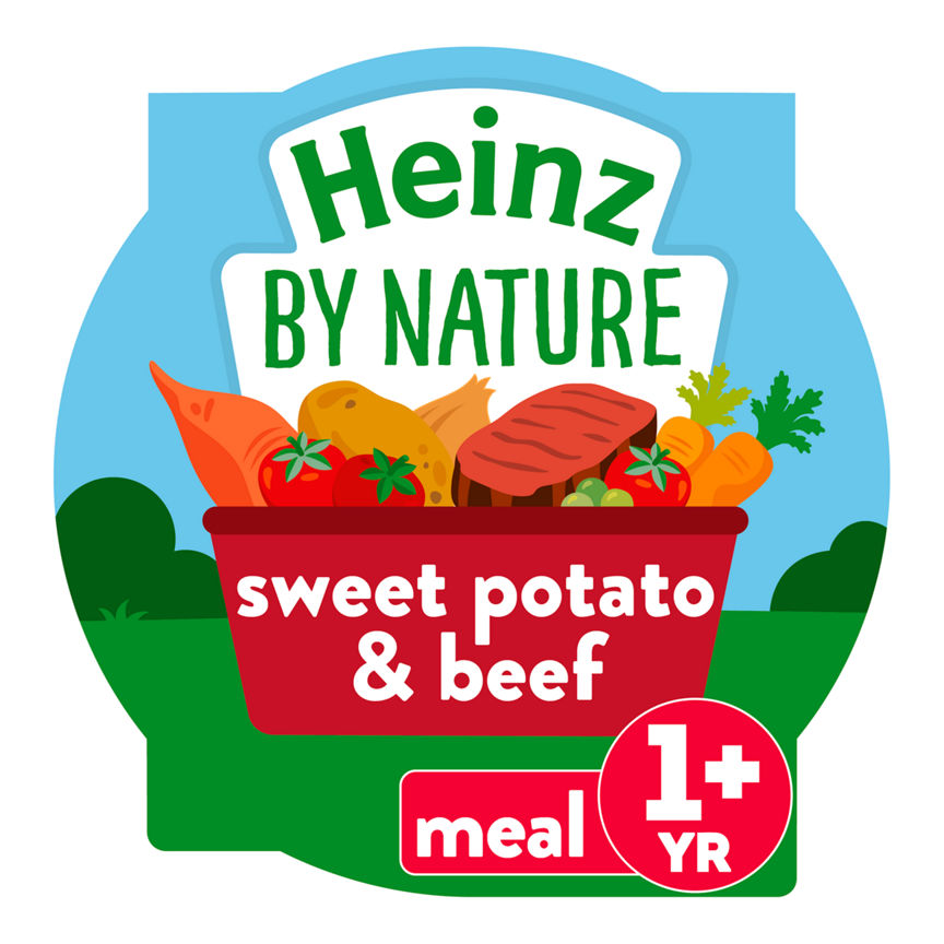 Heinz By Nature Sweet Potato & Lean Beef Hotpot 12+ Months Baby Food ASDA   