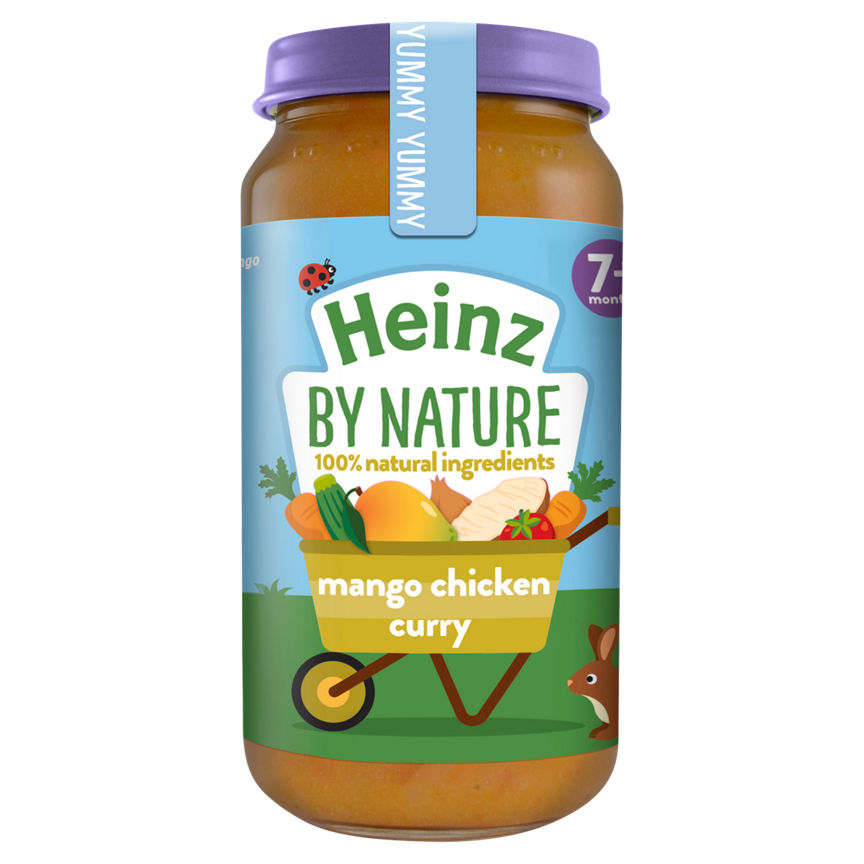 Heinz By Nature Mango Chicken Curry 7+ Months Baby Food ASDA   