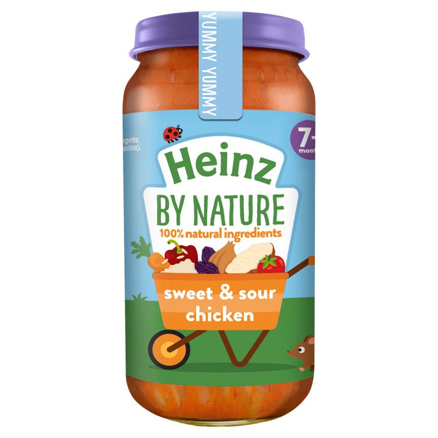 Heinz By Nature Sweet & Sour Chicken 7+ Months Baby Food ASDA   