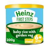 Heinz First Steps Baby Rice with Garden Veg 6+ Months Baby Food ASDA   