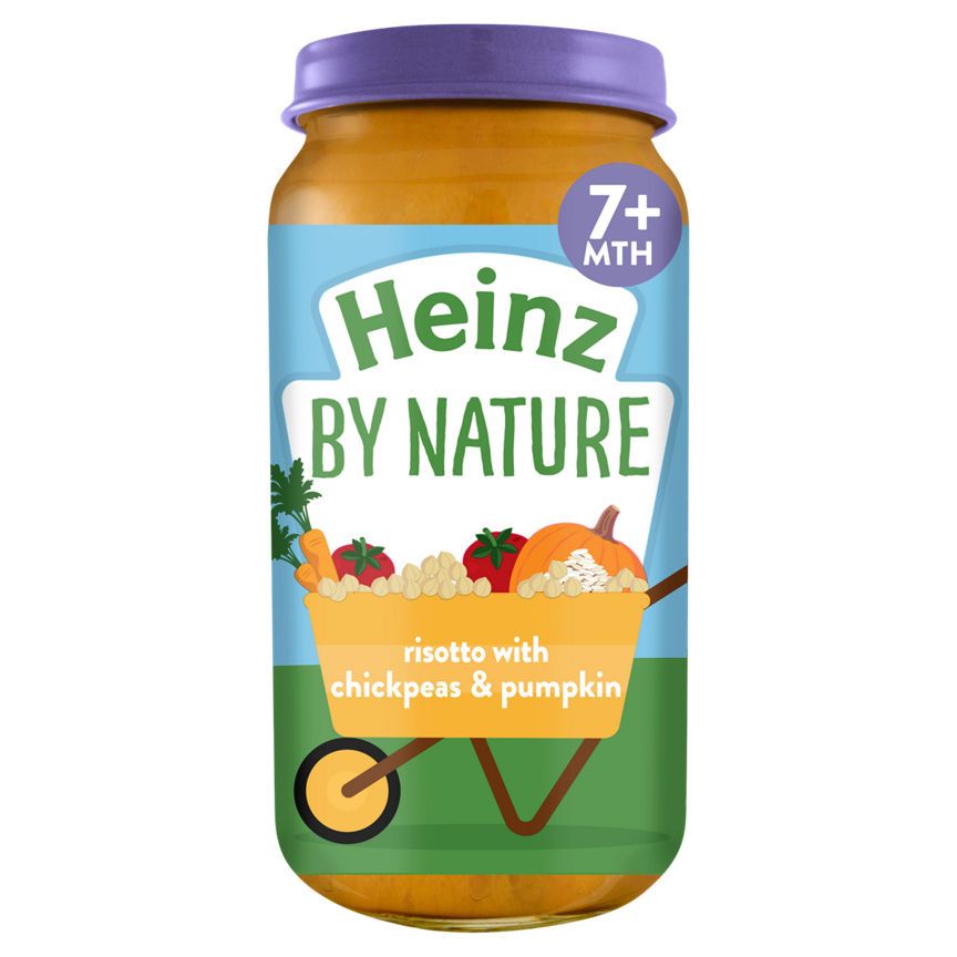 Heinz Risotto with Chickpeas & Pumpkin 7+ Months Baby Food ASDA   