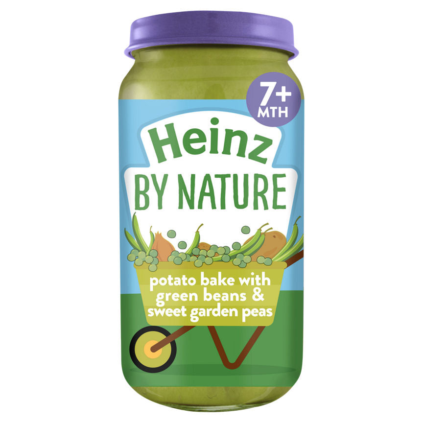 Heinz by Nature Potato Bake with Green Beans & Sweet Garden Peas 7+ Month Baby Food ASDA   