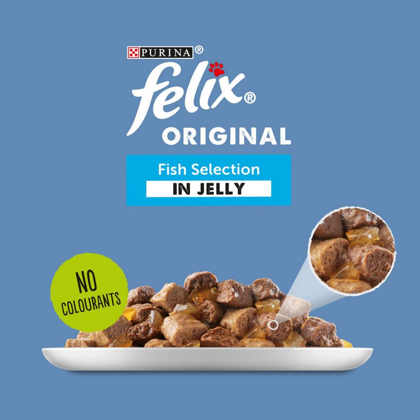 Felix Cat Food Fish Selection In Jelly Cat Food & Accessories ASDA   