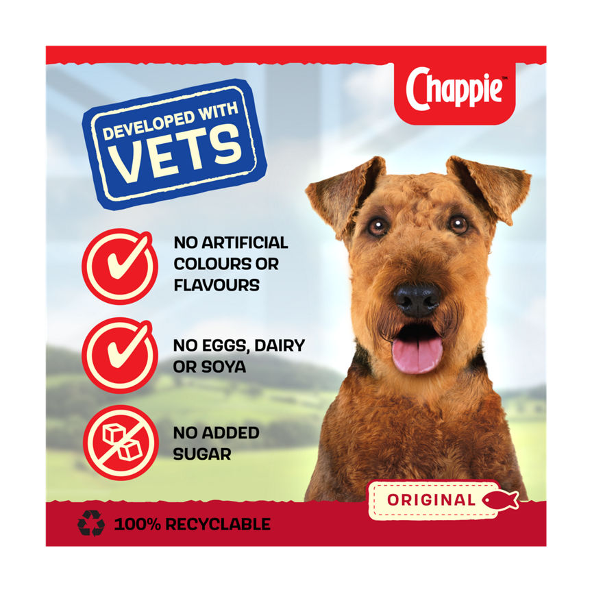 Chappie Adult Wet Dog Food Tin Original in Loaf Dog Food & Accessories ASDA   