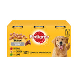 Pedigree Adult Wet Dog Food Tins Mixed in Loaf Dog Food & Accessories ASDA   