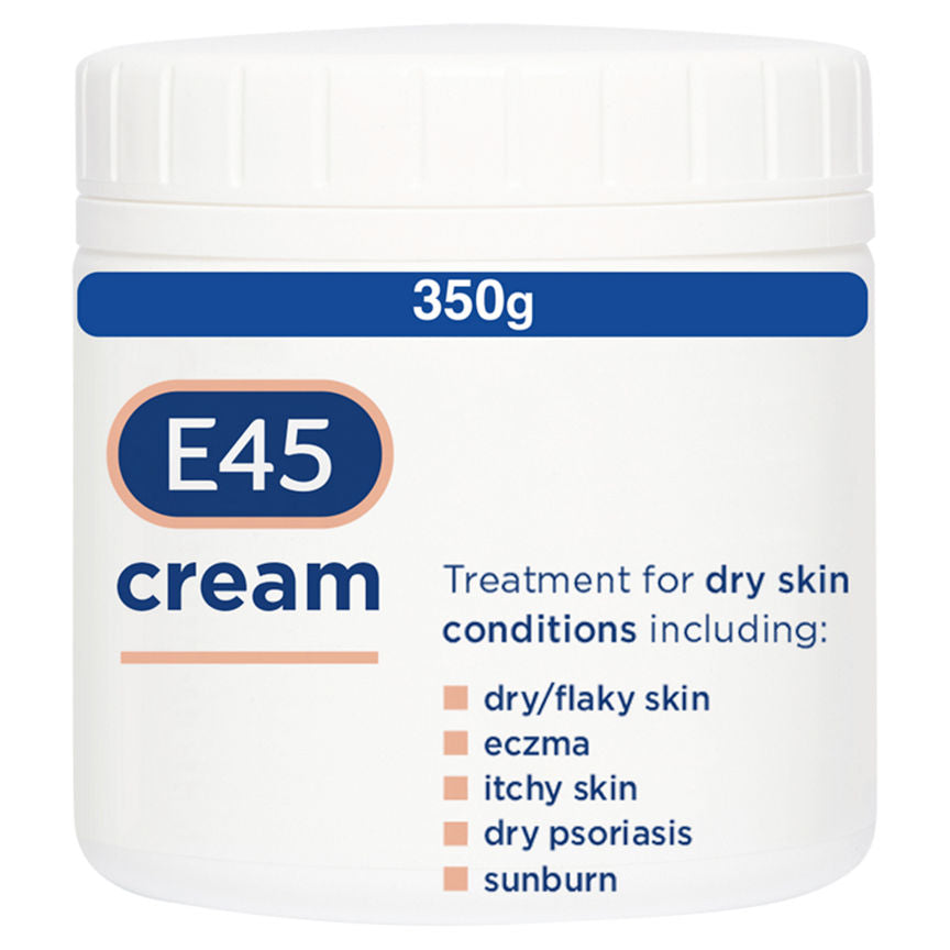 E45 Moisturiser Cream, body, face and hands cream for very dry skin