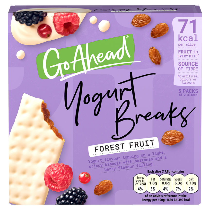 Go Ahead! Yogurt Breaks Forest Fruit Cereals ASDA   