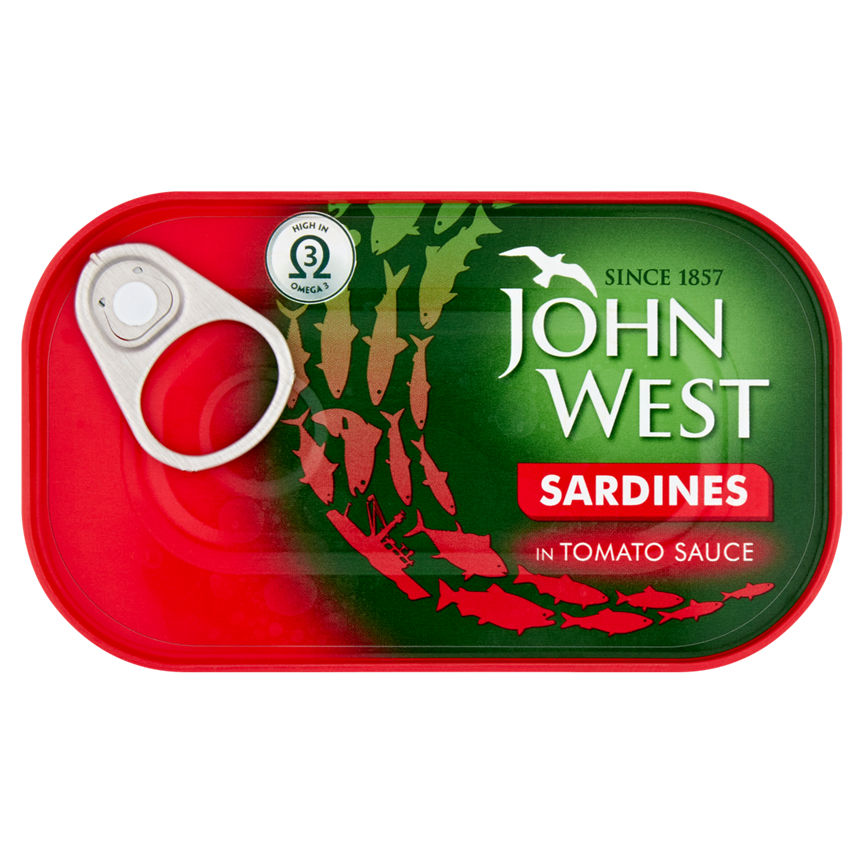 John West Sardines in Tomato Sauce GOODS ASDA   