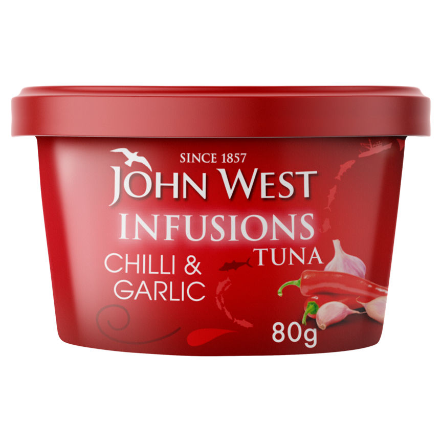 John West Infusions No Drain Tuna Chilli & Garlic Canned & Packaged Food ASDA   