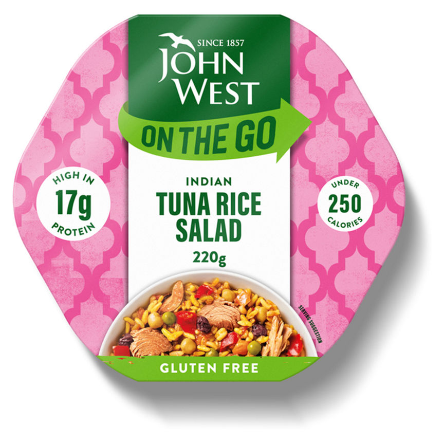 John West Lunch on the Go Mild Curry Tuna Salad Canned & Packaged Food ASDA   