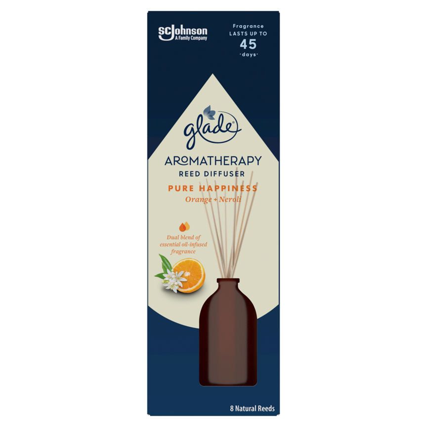 Glade Aromatherapy Reed Diffuser Pure Happiness with Orange & Neroli 80ml